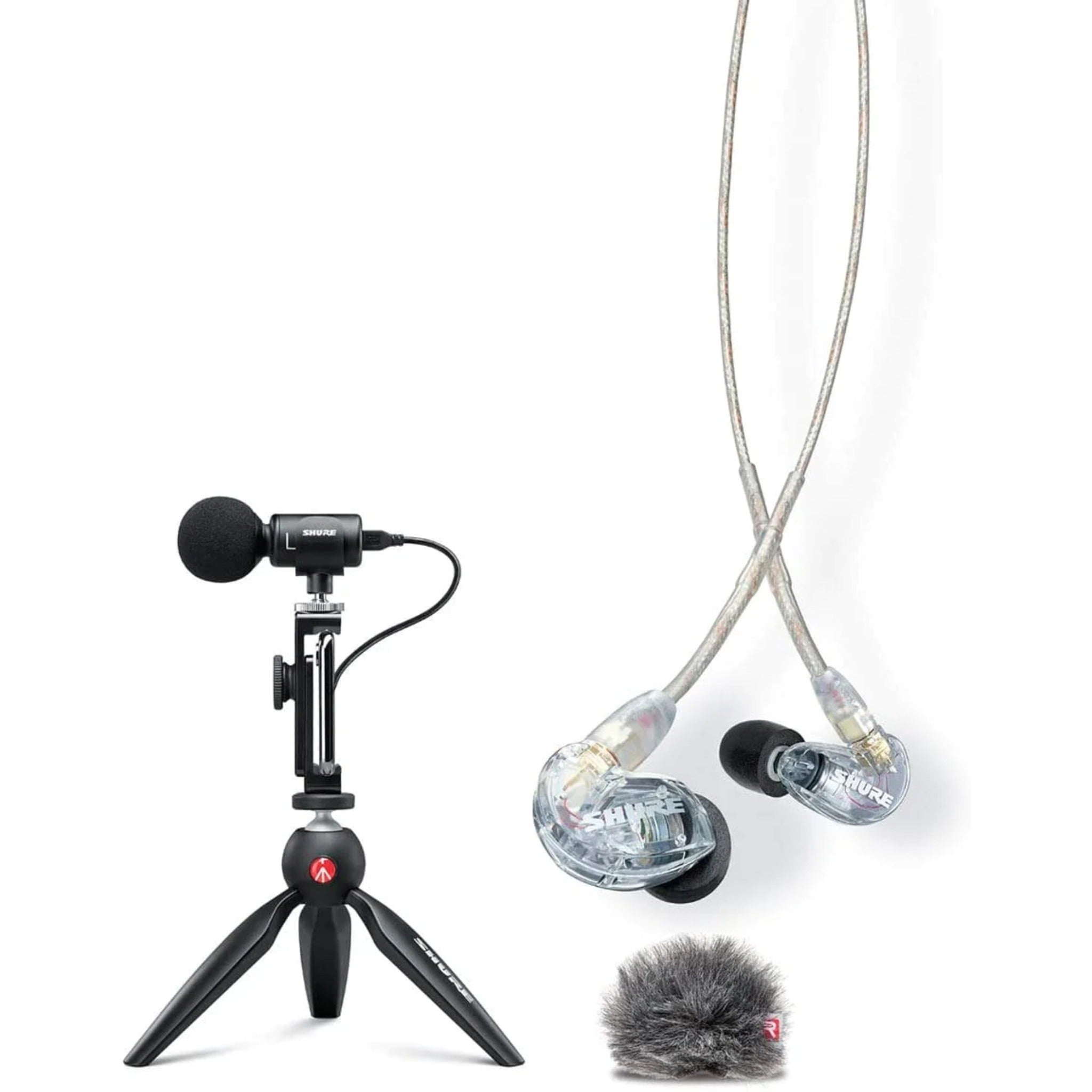 Shure MV88+SE215CL Portable Videography Kit
