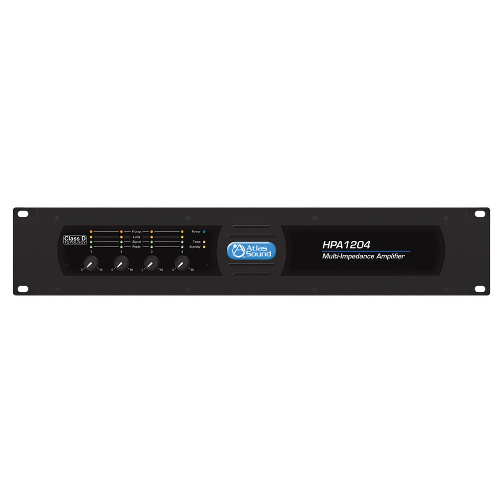 Atlas HPA1204 Four Channel Commercial Amplifier (DOUBLON)