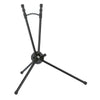 K&M 14350-Black Folding Tenor Saxophone Stand Velour Bag