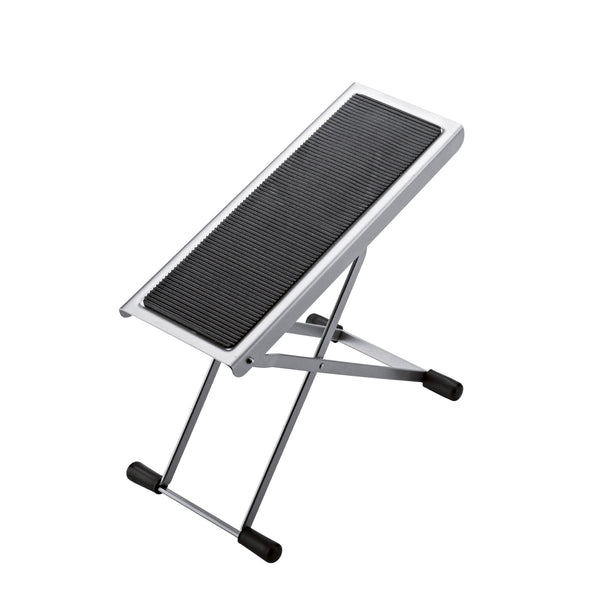 K&M 14670-Nickel 6-Position Guitarist Footrest