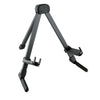 K&M 17550-Black Folding Travel Guitar Stand