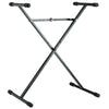 K&M 18962-BLACK X STYLE KEYBOARD STAND