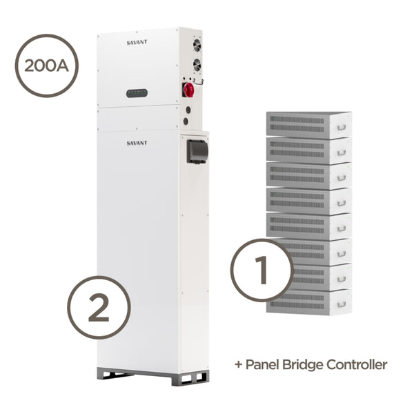 Savant Power Storage 20 With Pbc | 200A - 25Kw - 20Kwh