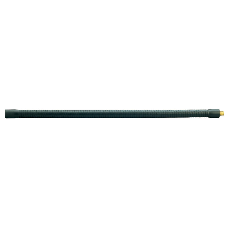 K&M 223-Black 400 x 15mm Gooseneck 5/8in Male-Female Thread