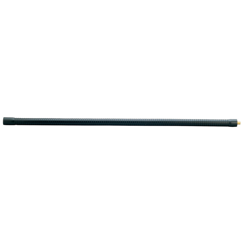 K&M 228-Black 600 x 18.5mm Gooseneck 5/8in Male-Fem - Thread