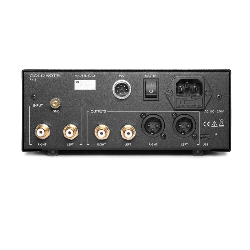 Gold Note PH-5 Phono Preamplifier (Black Finish)