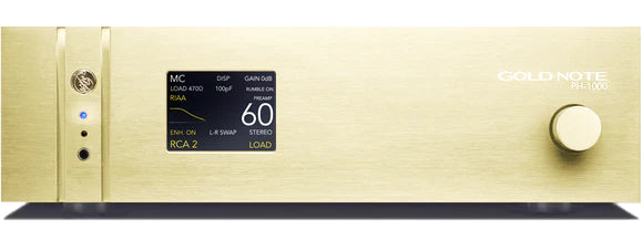 Gold Note PH-1000 Line - Phono Preamplier Gold