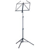 K&M 10065-Black 3-Piece Folding Music Stand with Wide Desk