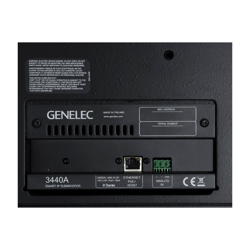 Genelec 3440AM Smart IP Active Subwoofer Black