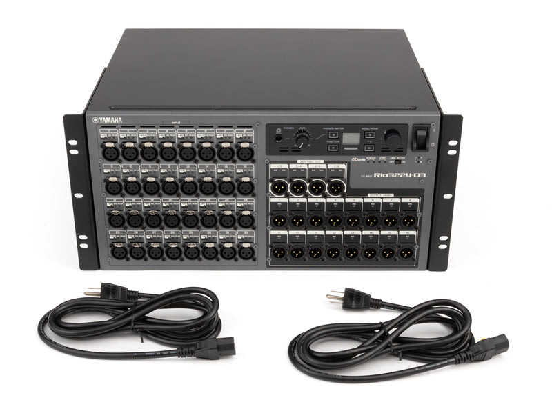 Yamaha Rio3224-D3 I/O Rack 32 Analog Inputs 24-Outputs Dante