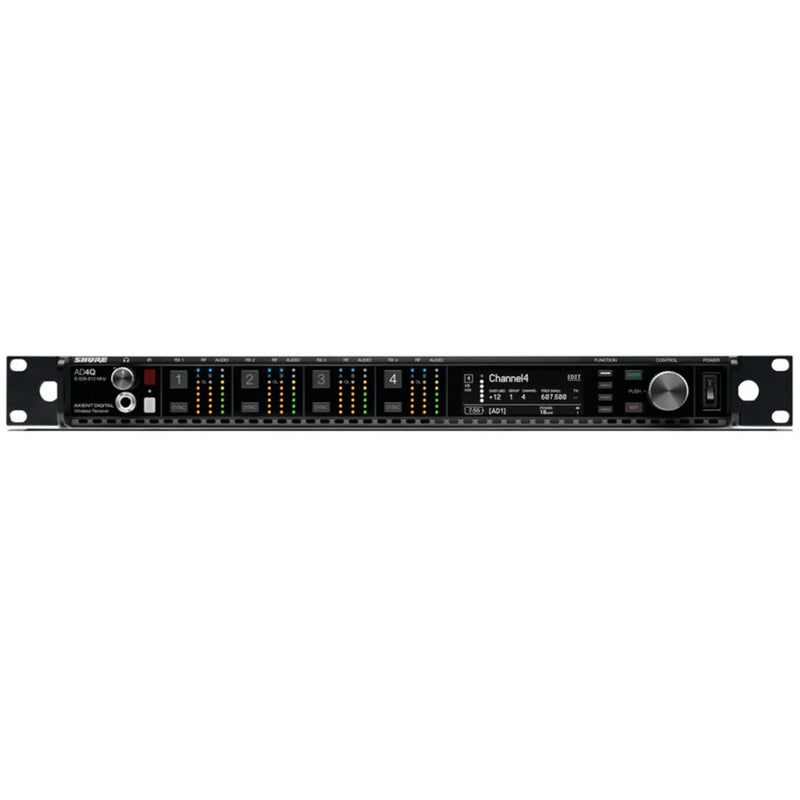 Shure AD4Q-DC-A Four-Channel Digital Wireless Receiver