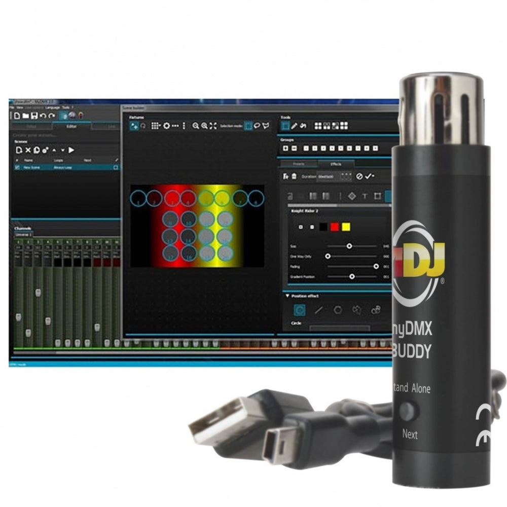 Elation NX DMX USB Powered 2 Port DMX Node, EDU Version - Sound