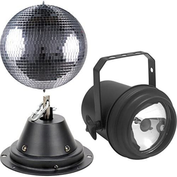 American DJ 16 Inch Mirrorball Package with Motor & Pinspot