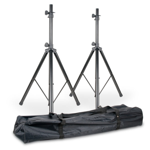 American DJ (2) Aluminum Speaker Stands with Carry Bag