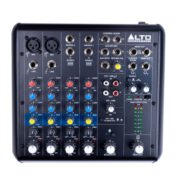 Alto TrueMix 600 6-Channel Analog Mixer With Bluetooth