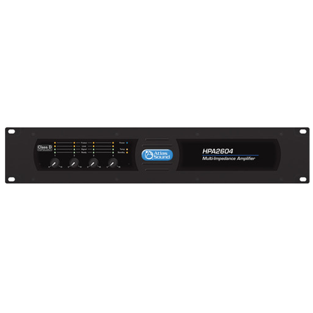 Atlas HPA2604 Four-Channel 2600W Commercial Amplifier