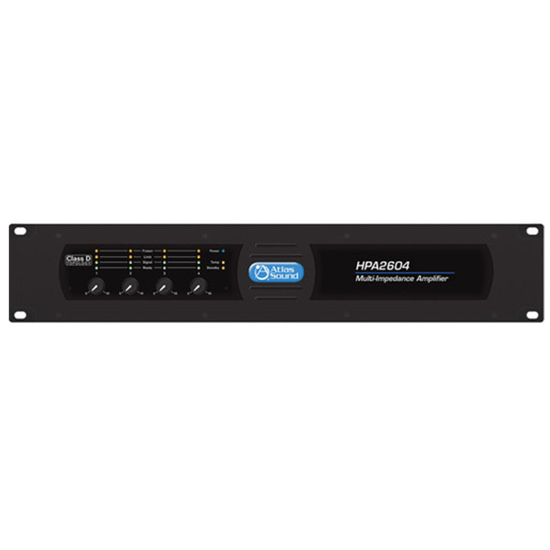 Atlas HPA2604 Four-Channel 2600W Commercial Amplifier