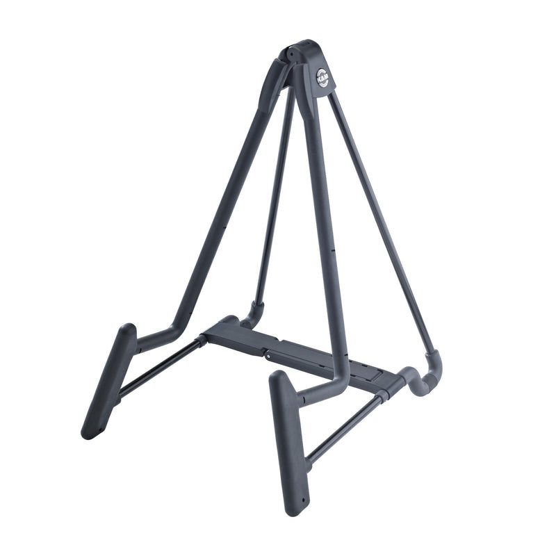 K&M 17581-Black Heli Electric Guitar Stand w/Crossbar