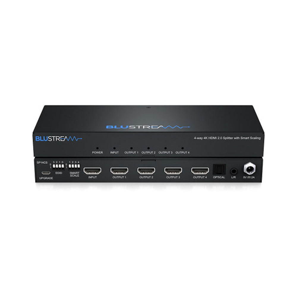 Blustream SP14CS 1x4 HDMI Splitter w/Audio Breakout