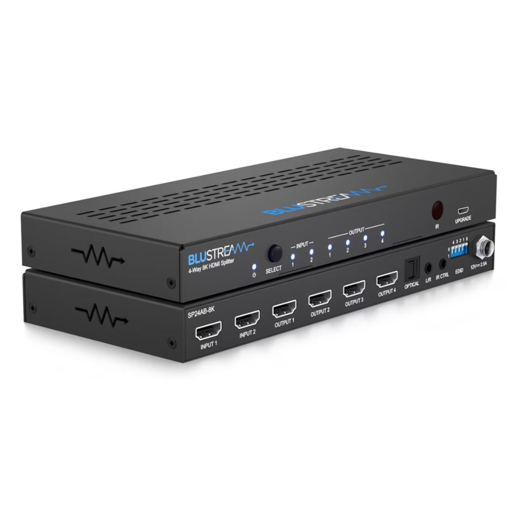 Blustream SP24AB-8K 4-Way 8K HDMI Splitter