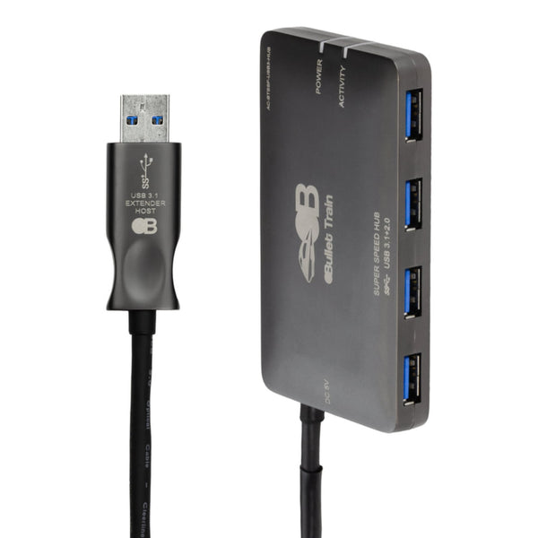 Bullet Train USB 3.1 Extension Hub -5 meter - Active Optical