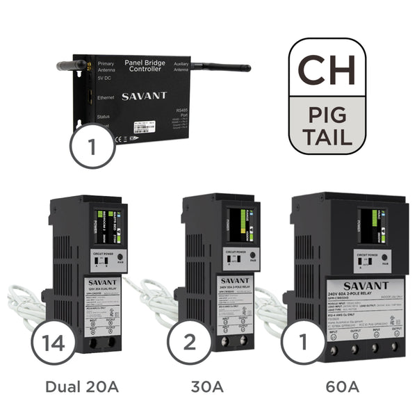 Savant Load Management Kit With Pbc | 200A - Ch Pigtail