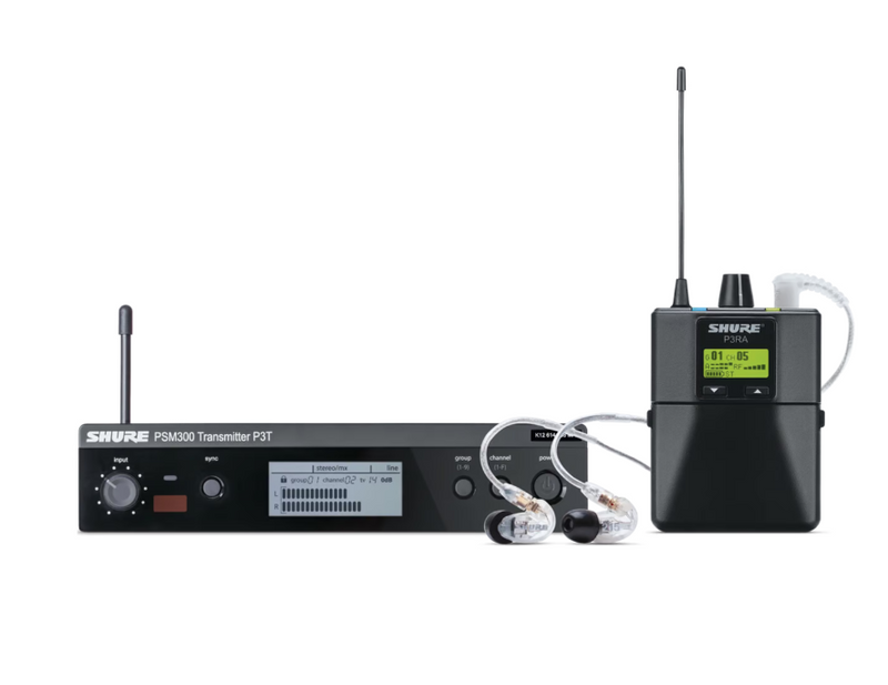 Shure P3TRA215CL-H20 Wireless Personal Monitor System Set