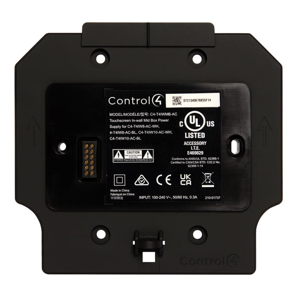 Control4 AC-Powered Mid-Box for T4 In-Wall Touchscreens