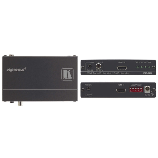 Kramer FC-69 HDMI Audio Embedder/De?Embedder