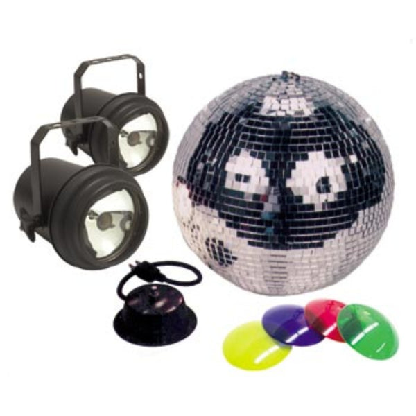 American DJ 12 Inch Mirrorball Package with Motor & Pinspot