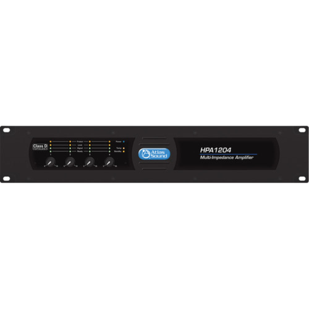 Atlas HPA1204 Four Channel Commercial Amplifier