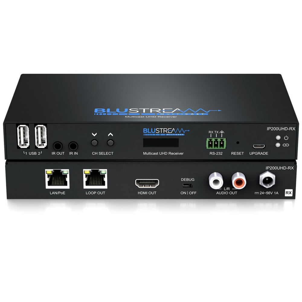 Blustream IP200UHD-RX 10Gbps AVoIP Receiver