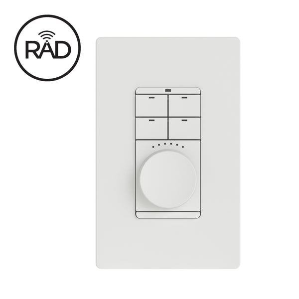 Savant Metro Wireless Dial Keypad Bi-Phase Dim. V2 (Snow WH)