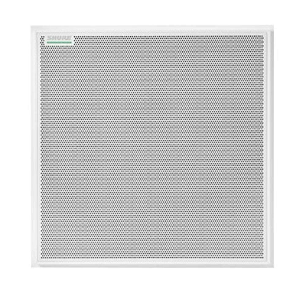 Shure MXA902W-S-60CM Square Ceiling Array Mic w Speaker-WH