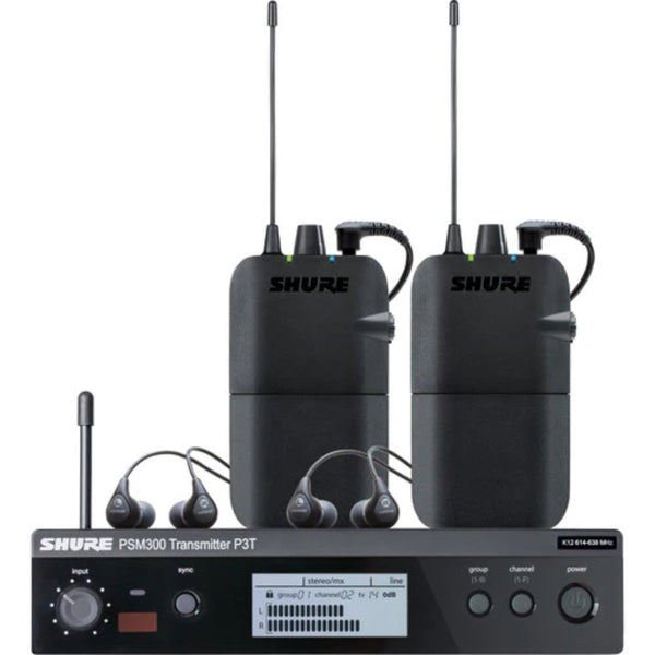 Shure P3TRA215CL-H20 Wireless Personal Monitor System Set