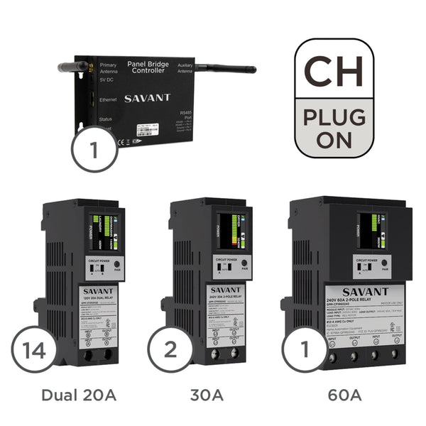 Savant Load Management Kit With Pbc | 200A - Ch Pon