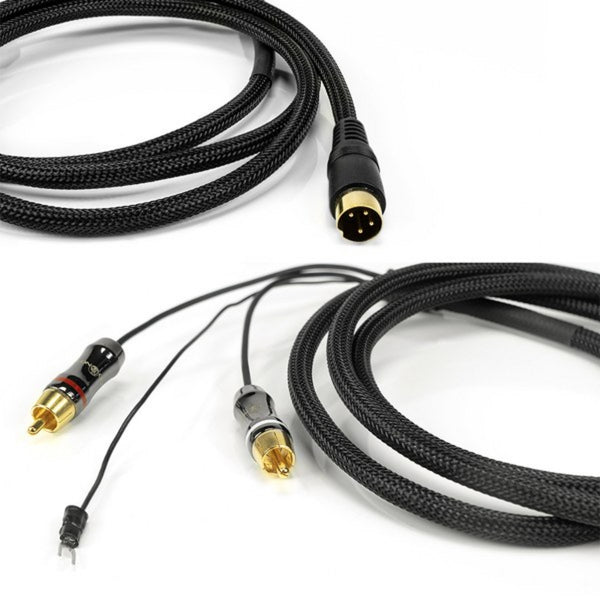 Gold Note Phono Cable 1.5m DIN/RCA Rhodium nickel-free