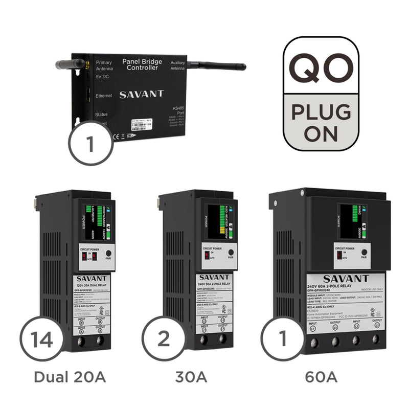 Savant Load Management Kit With Pbc | 200A - Qo Pon