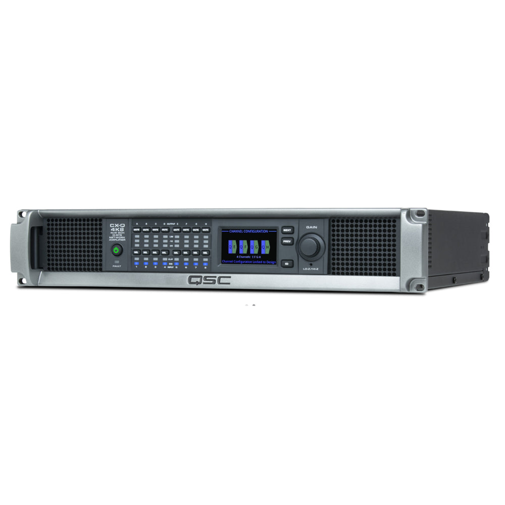 QSC Q-SYS CX-Q-4K8 8-Channel Network Amplifier 1000W