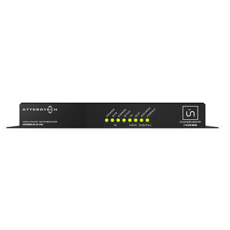 QSC Q-SYS UNHX2D-U Dante/AES67-Enable HDMI Audio De-Embedder