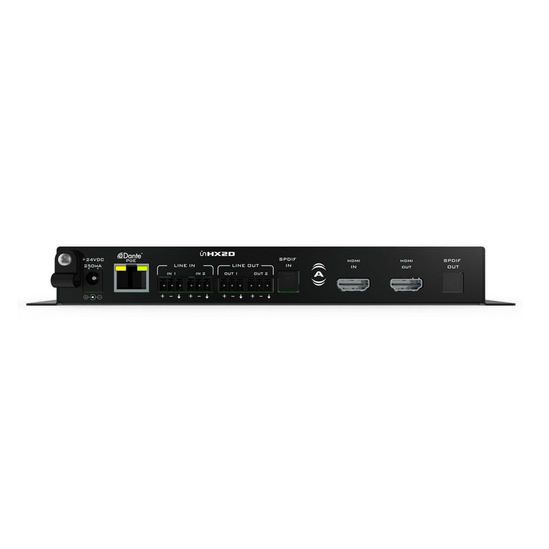 QSC Q-SYS UNHX2D-U Dante/AES67-Enable HDMI Audio De-Embedder