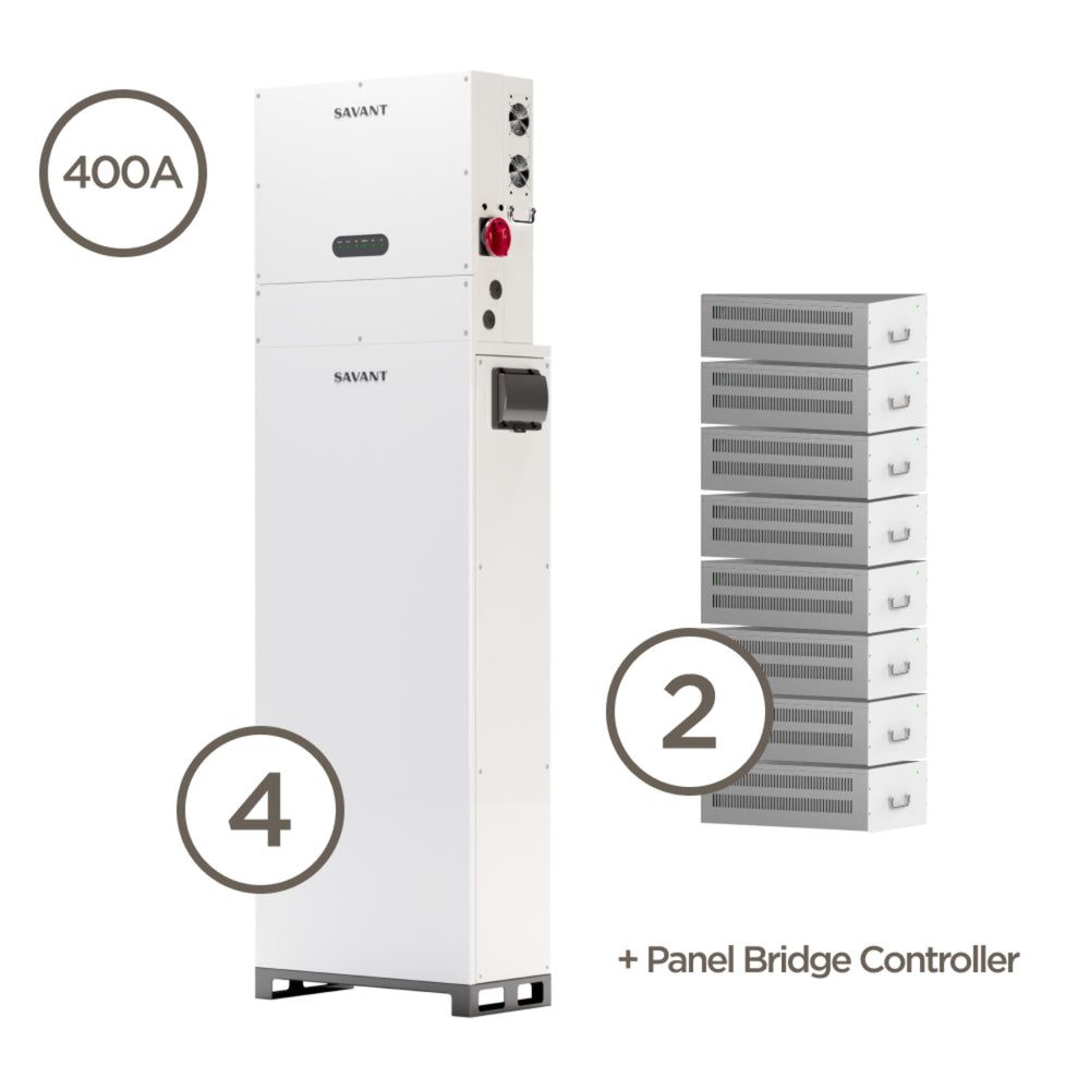 Savant Power Storage 20 With Pbc | 400A - 50Kw - 40Kwh