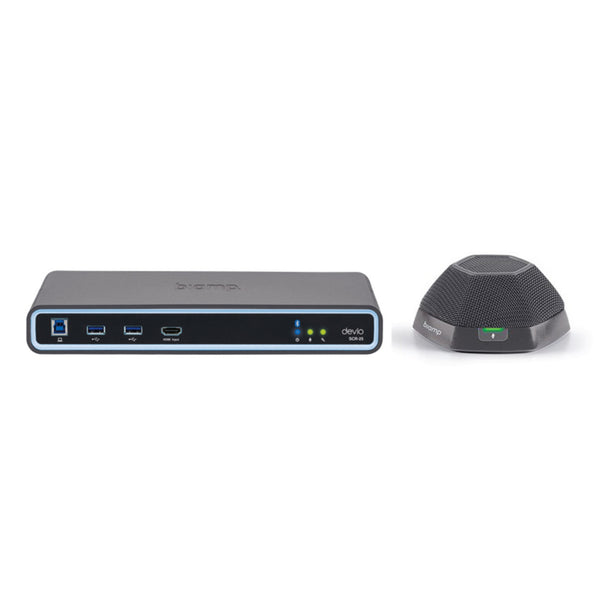 Biamp Devio SCR-25T Conferencing Hub And Microphone