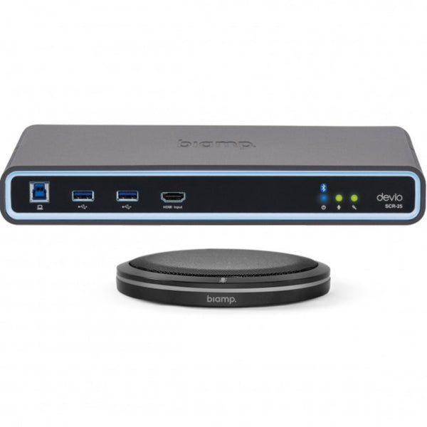 Biamp Devio SCR-25TX Conferencing Hub And Microphone