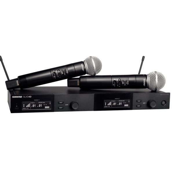 Shure SLXD24D/SM58-G58 Dual Wireless System With 2 SLXD2/58