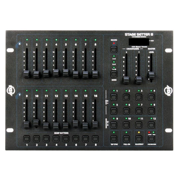 American DJ 8 Channel DMX Lighting Console with Presets and