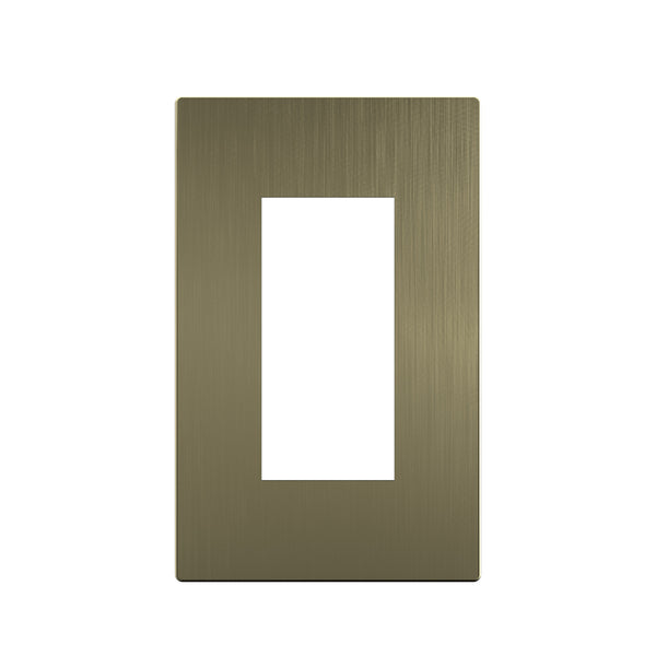 Savant Ascend Faceplate - 1 Gang (Brushed Brass)