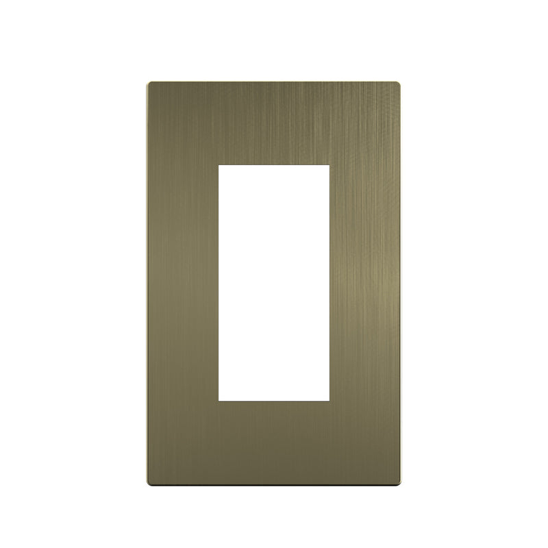 Savant Ascend Faceplate - 1 Gang (Brushed Brass)