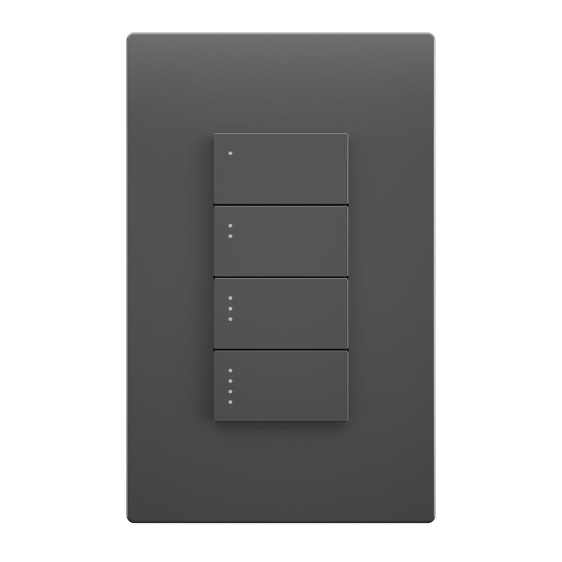 Savant Ascend Low Voltage Keypad - 4 Button (Space Gray)