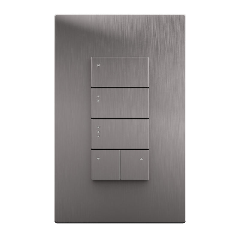 Savant Ascend Low Voltage Keypad - 5 Button (Aluminum)